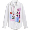 Desigual Košele a blúzky CAM_FLOWERS MINNIE 25SWCW24 Biela
