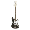 Dimavery JB-302 elektrická basgitara, čierno biela