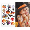 Dočasné tetovanie pre deti - Šťastný Halloween - 19 ks - GUIRCA