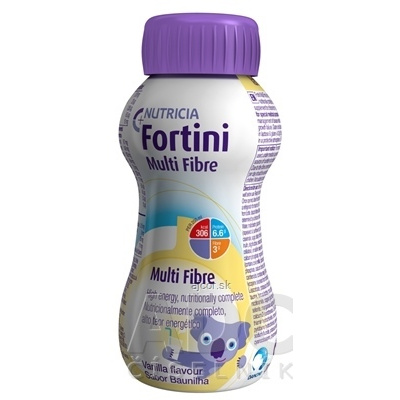 N. V. Nutricia, Zoetermeer Fortini Multi Fibre pre deti výživa s vanilkovou príchuťou (inov.2014) 1x200 ml