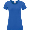 Fruit of the Loom Tričko Lady-Fit Iconic 150 T, krátký rukáv, dámské COT16143245001-royal blue S Modrá královská