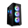 ZALMAN case I3 NEO TG, Mid Tower, ATX, 2xUSB 3.0, 1xUSB 2.0, 4x 120mm RGB Fan, černá i3 NEO TG Black Zalman