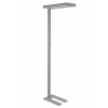LED stojaca lampa Cressida, stmievateľná, V 1950 mm, strieborná