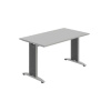 OFFICE PRO s.r.o. HOBIS kancelársky stôl jednací rovný - FJ 1400, šedá