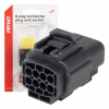 Sada elektrických konektorov vodotesných 8 PIN 2,2 mm AMiO-04350