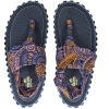 Gumbies Slingback Flip Flops W G-SB-WN-AZTEC (126641) GREEN 39