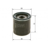 TATechnix Olejový filter Nissan PRIMERA kombi (WP12) - 1.6Visia, 1.8, 2.0