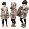 Detská bunda - HQQH01 Coat Jacket 130 (Elegantní zimní chlapci s kapucňou)