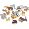 Small Foot zvířecí puzzle písmena