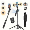 STABILIZÁTOR OBRAZU GIMBAL AUTOMATICKÝ DIAĽKOVÝ OTOČNÝ BLUETOOTH DIAĽKOVÝ OVLÁDAČ LED