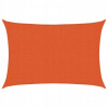 Slnečná plachta, 160 g/m², oranžová, 2x2,5 m, HDPE