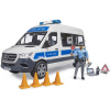 BRUDER 02683 Auto MB Sprinter dodávka Policie model 1:16 na baterie Světlo Zvuk