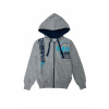 Chlapčenská mikina - Winkiki WJB 01786, sivá Farba: Sivá, Veľkosť: 140