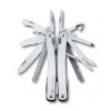 Victorinox 3.0224.L SwissTool Spirit, 105 mm, strieborný + kožené puzdro čierne