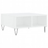 VidaXL Konferenčný stolík, biely, 60x60x30 cm