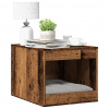 vidaXL Uzavretý box na stelivo staré drevo 47x59x42cm kompozitné drevo - Hnedá - 212431-195715