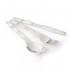 GSI Outdoors Stainless 3 pc. Cutlery Set Šedá příbory