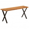 zahrada-XL Záhradná lavička so živou hranou 105 cm akáciový masív 372757