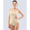 GINA Dámska predĺžená košieľka s úzkymi ramienkami Bamboo Pure Line | 08016P - telová, L/XL