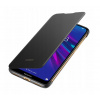Púzdro originál HUAWEI WALLET COVER pre HUAWEI Y6 PRO (2019)/HONOR PLAY 8A - čierne