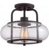 Elstead Lighting Trilogy stropné svietidlo 1x60 W hnedá QZ-TRILOGY-SF-S