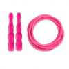 Ninja Rope | Švihej.sk Vyber farbu rukovätí:: Ružové, Vyber priemer lanka:: 4mm (ženy, deti), Farba lanka: Růžová Rýchlostné švihanie s PVC lankom pre mierne pokročilých