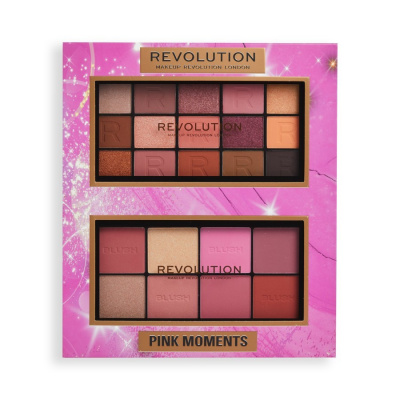 Revolution Vianočná Kolekcia Pink Moments Face & Eye Gift Set Darčekový 1 kus