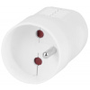 STREND PRO Zásuvka Strend Pro, na predlžovací kábel, 250 V, IP20, 16A, biela