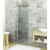 ROTH ELEGANT NEO LINE GDO1N 80cm dvere do niky alebo do kombinácie / sprchový kút rohový, profil brillant, sklo číre, 188-8000000-00-02