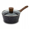 Rajnica so sklenenou pokrievkou NAVA granitový NATURE 18 cm, 1,6 l
