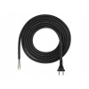 EMOS | S03330 | Flexo šnúra gumová 2× 1,5mm2, 3m, čierna