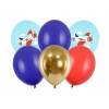 Balóny 30 cm, Lietadlo, mix farieb 6 ks