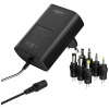 Ansmann APS 1500 zásuvkový adaptér s redukciami, nastaviteľný, 12 V/DC, 9 V/DC, 7.5 V/DC, 6 V, 4.5 V/DC, 3 V, 1500 mA, 18 W, 1201-0024; 1201-0024