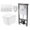 Alca Alcadrain (Alcaplast) Set 5v1 Sadromodul AM101/1120 + tlačítko M1710 + izolácia M91 + WC ORLO RIMLESS