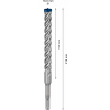Vrták do betonu Bosch Professional SDS Plus Ø 16 x 215 mm