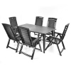 HECHT JARDIN GRAPHITE 6 Set záhradného nábytku