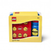 LEGO® Iconic Classic svačinový set láhev a box červená/modrá