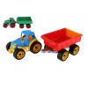 Rappa traktor plastový s vlečkou