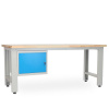 Rauman Dielenský stôl Solid OAK-10, 210 cm, závesný box, dub