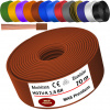 MAS-Premium 70 m Žilový kábel H07 V-K BR 1x1,5 mm² Hnedý jednožilový flexibilný