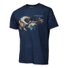 Savage Gear Tričko CANNIBAL TEE BLUE M