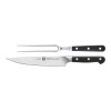 Zwilling Vidlička a nôž na mäso PRO SET/2ks