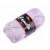 Bavlnená pletacia priadza Camilla (50g) variant fialová najsv.