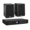 Fenton HiFi stereo set s 2 reproduktormi a tunerom - S Bluetooth, DAB+, FM a internetovým rádiom - 200W