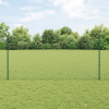 vidaXL Plotové stĺpy 11 ks U-Channel Zelené 120 cm Oceľ, vidaXL Hexagonálny plot Zelený 1.2x100 m Oceľ 3336793