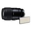Tamron 90mm F/2.8 Di III MACRO VXD pre Sony FE + LED svetlo Jupio PowerLED JPL200A