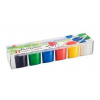Tempera farby, v šálkach 25 ml, 6ks, ICO 