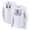 Fanatics Pánské tričko Florida Panthers NHL 2025 Stanley Cup Champions Two-Time Top Line Long Sleeve T-Shirt - White Veľkosť: XXXL