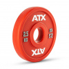 Frakční kotouč urethanový ATX LINE Change Plates PU, 2,5 kg - ČERVENÝ