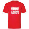 Keby som bol zemiak - Červená , Pánske , L